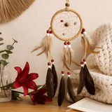 Dream Catchers Medium Round Cream Coffee Chocolate 6 - Pack - SHAMTAM.COM