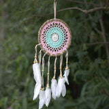 Dreamcatcher Macrame 16 cm Assorted Colours - SHAMTAM.COM