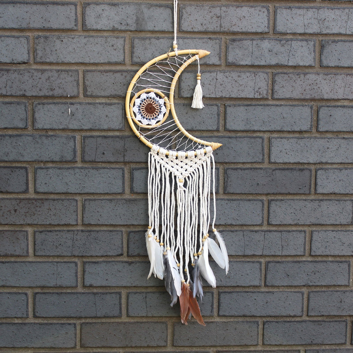 Dreamcatcher - Macrame Moon - SHAMTAM.COM