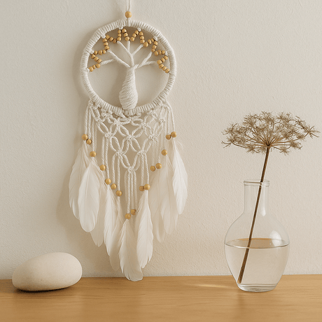 Dreamcatcher Tree of Life Macrame, 16cm - SHAMTAM.COM