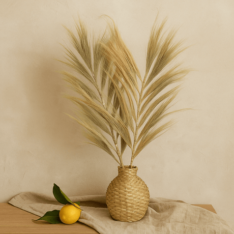 Dried Rayung Grass Blond 1.6m Set Of 3 - SHAMTAM.COM