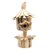 Driftwood Birdhouse - On Stand - SHAMTAM.COM