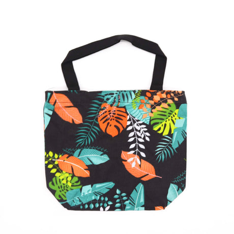Durable Tropical Handy Quick Shop Bag with Elegant Botanical Patterns - Assorted Designs, 32x23x10cm - SHAMTAM.COM