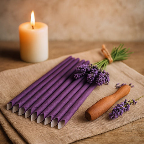 Ear Candles Lavender Scented 2 Pack - SHAMTAM.COM