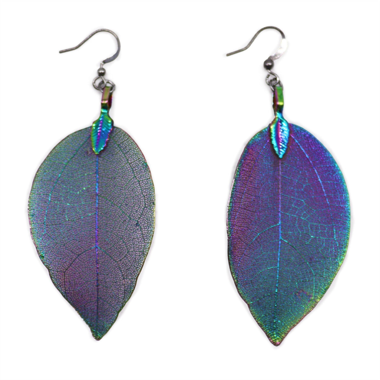 Earrings - Bravery Leaf - Multicoloured - SHAMTAM.COM