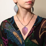 Earrings - Bravery Leaf - Multicoloured - SHAMTAM.COM