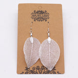 Earrings - Bravery Leaf - Silver - SHAMTAM.COM