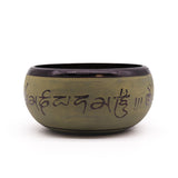 Singing Bowl - Earth Powder Mantra Five Buddha - 16cm - SHAMTAM.COM