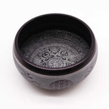 Singing Bowl - Earth Powder Om Five Buddha - 16cm - SHAMTAM.COM