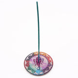 Elegant Ganesha Soapstone Incense Burner – Vibrant Spiritual Decor for Meditation & Relaxation - SHAMTAM.COM
