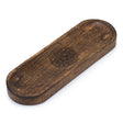 Elegant Wooden Mandala Incense Holder Tray - Large 30x10cm Oval Design with Polished Finish - SHAMTAM.COM