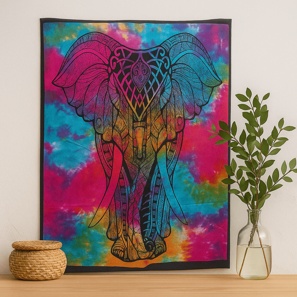 Elephant Wall Art - Cotton - SHAMTAM.COM
