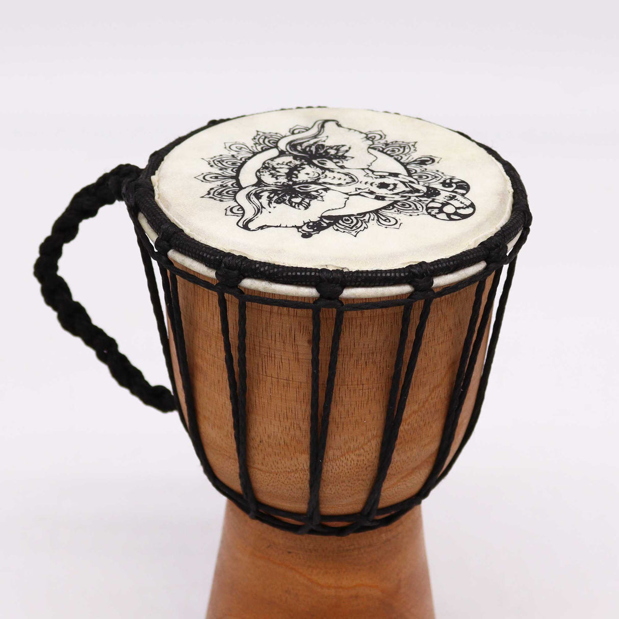 Djembe Drum Elephant Wide Top - 20cm - SHAMTAM.COM