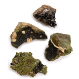 Epidote Mineral Specimen Set Approx 10 Pieces Morocco - SHAMTAM.COM