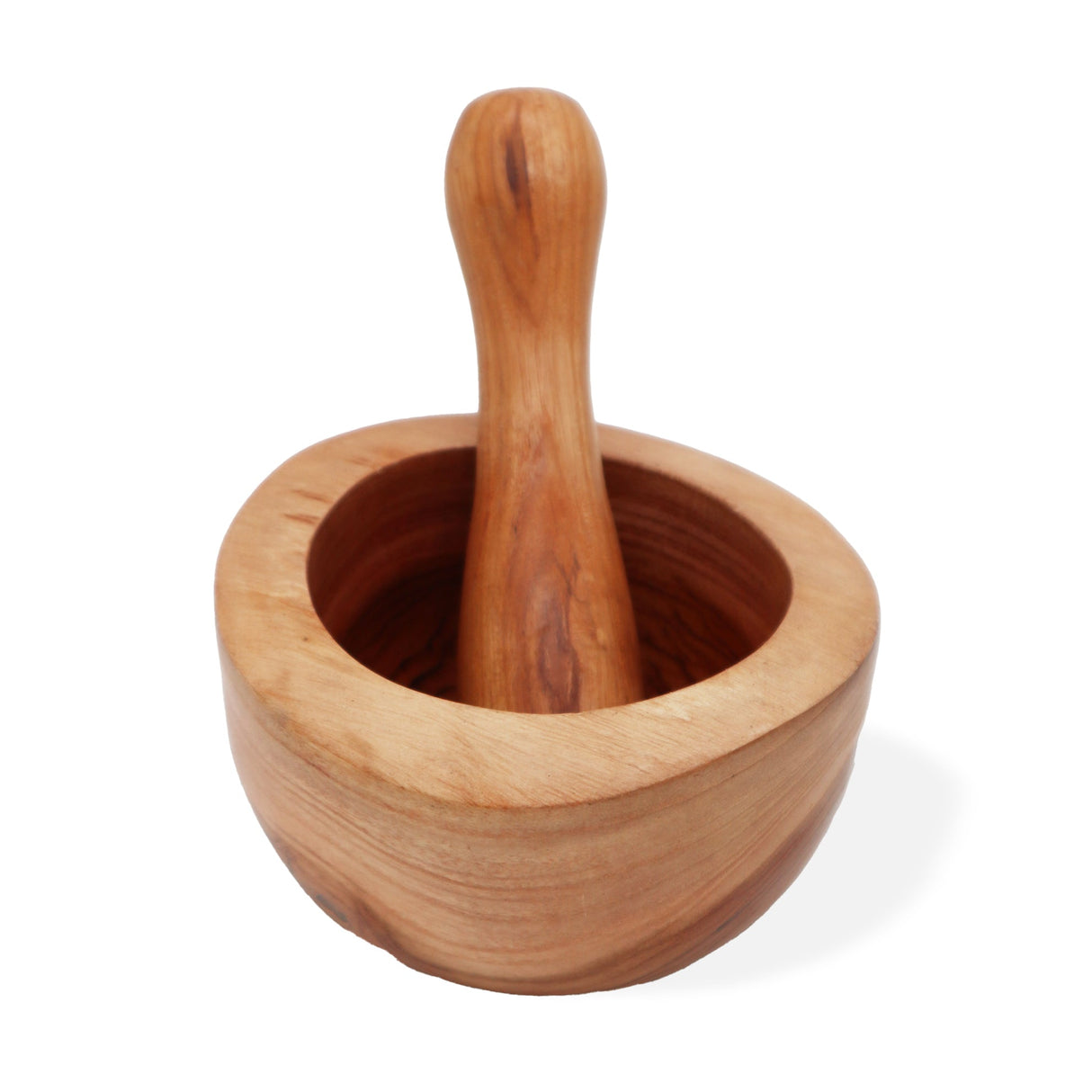 Mortar and Pestle Ergo Teak Large - SHAMTAM.COM