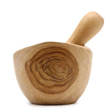 Mortar and Pestle Ergo Teak Medium - SHAMTAM.COM