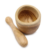 Mortar and Pestle Ergo Teak Small - SHAMTAM.COM