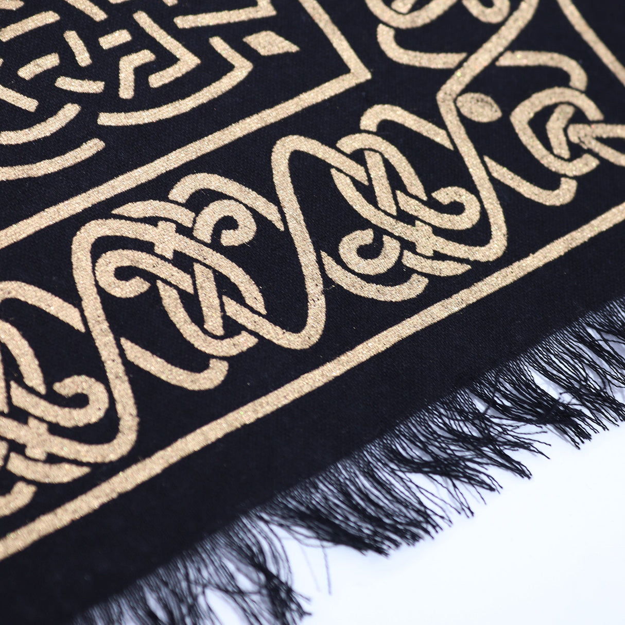 Esoteric Fringed Altar Cloth - Chakra Chart - SHAMTAM.COM