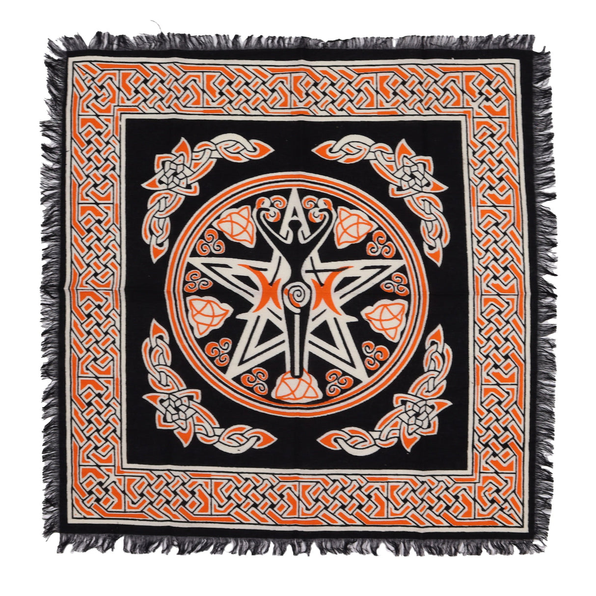 Esoteric Fringed Altar Cloth - Earth Mother - SHAMTAM.COM