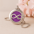 Essential Oil Diffuser Necklace Infinity Love 25mm - SHAMTAM.COM