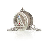 Aromatherapy Necklace - Yoga Chakra - Oil Diffuser Aromatherapy Jewelry 30mm - SHAMTAM.COM