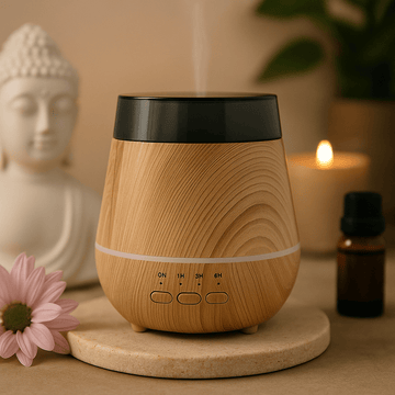 Essential Oil Diffuser Ultrasonic USB Timer, Colour Changing