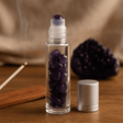 Essential Oil Roller Bottle Amethyst Silver Cap - SHAMTAM.COM