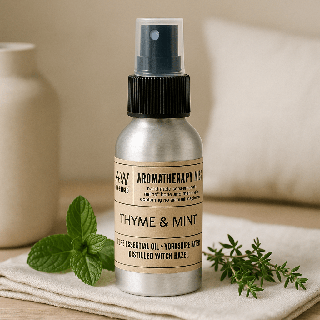 Essential Oil Room Spray Thyme and Mint 100ml - SHAMTAM.COM
