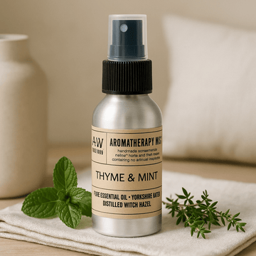 Ароматический спрей для комнаты с эфирным маслом тимьяна и мяты 100ml