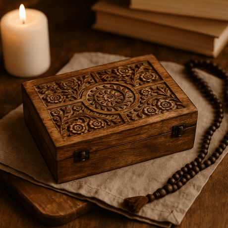 Essential Oil Storage Box - 80 Slots 10ml Wooden - SHAMTAM.COM