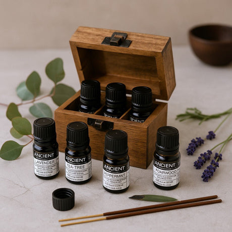 Essential Oils Gift Set, 6 x 10ml Aromatherapy - SHAMTAM.COM