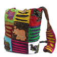 Ethnic Sling Bag - Chocolate / Elephant - SHAMTAM.COM