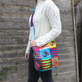 Ethnic Sling Bag - Sand / Peace - SHAMTAM.COM