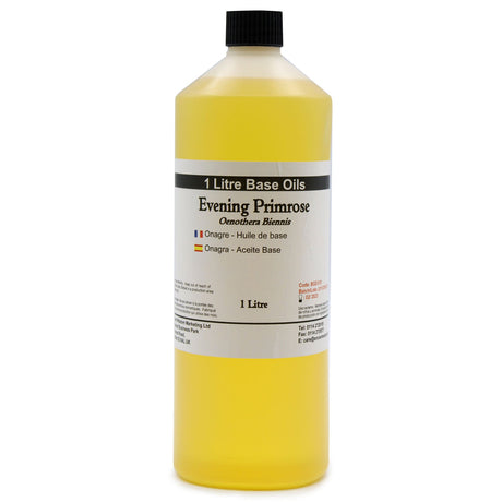 Evening Primrose Base Oil 1 Litre - SHAMTAM.COM