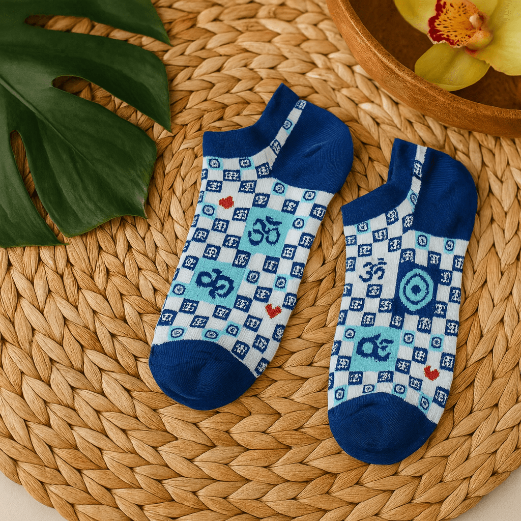 Evil Eye Low Cut Socks S/M 3.5 - 6.5 - SHAMTAM.COM