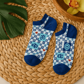 Evil Eye Low Cut Socks S/M 3.5 - 6.5 - SHAMTAM.COM