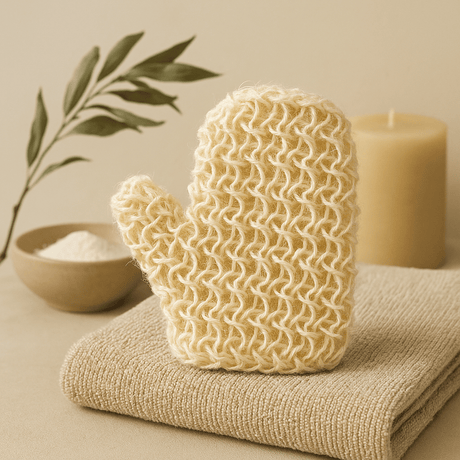Exfoliating Glove Sisal Body Scrub - SHAMTAM.COM
