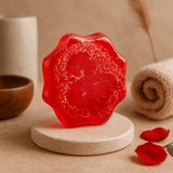 Exfoliating Loofah Soap Bar, Watermelon 100g - SHAMTAM.COM