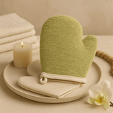 Exfoliating Mitt Jute Blend Assorted Colors - SHAMTAM.COM