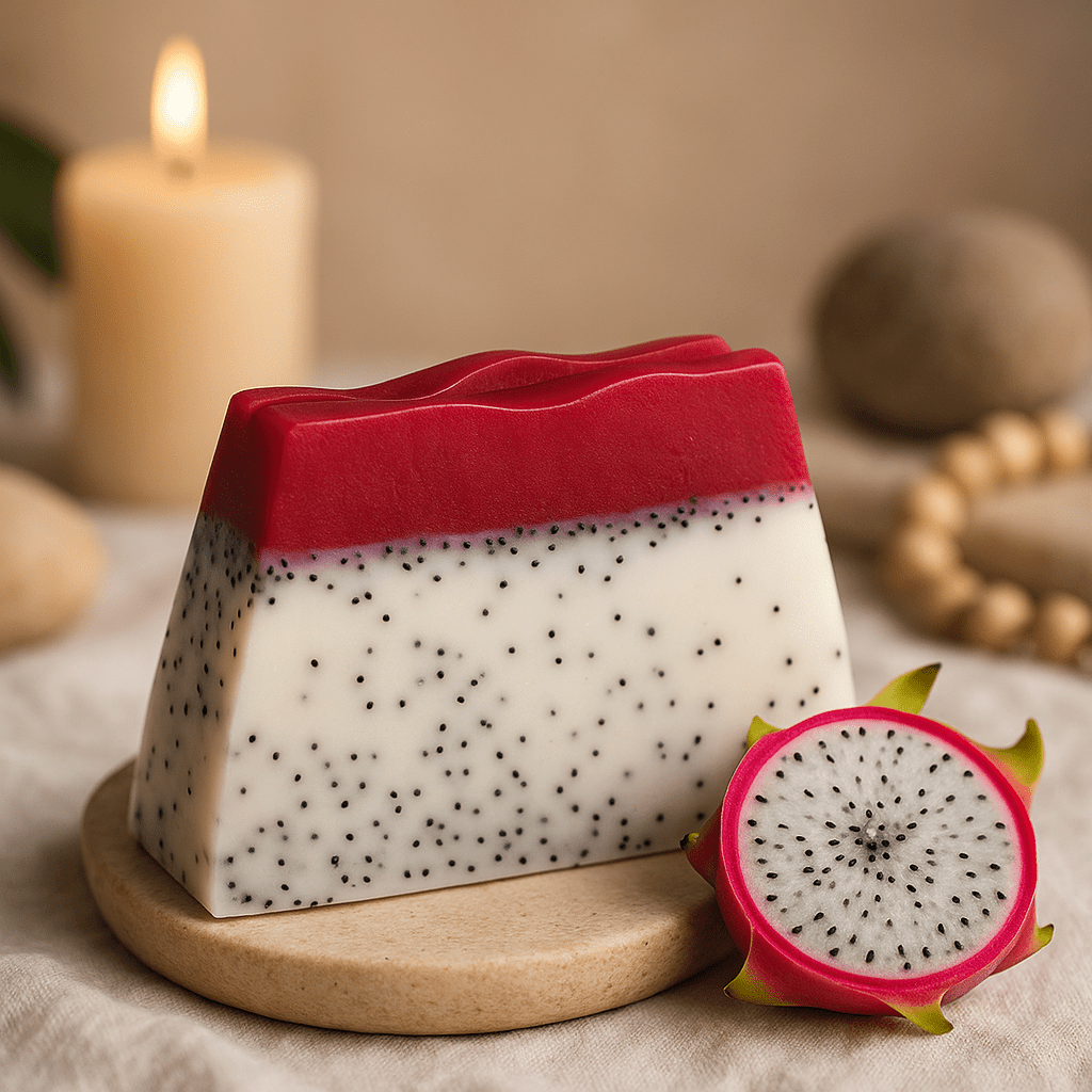 Exfoliating Soap Bar, Dragon Fruit Poppy Seed - SHAMTAM.COM