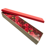 Soap Flowers Extra Long - Classic Red Roses - SHAMTAM.COM