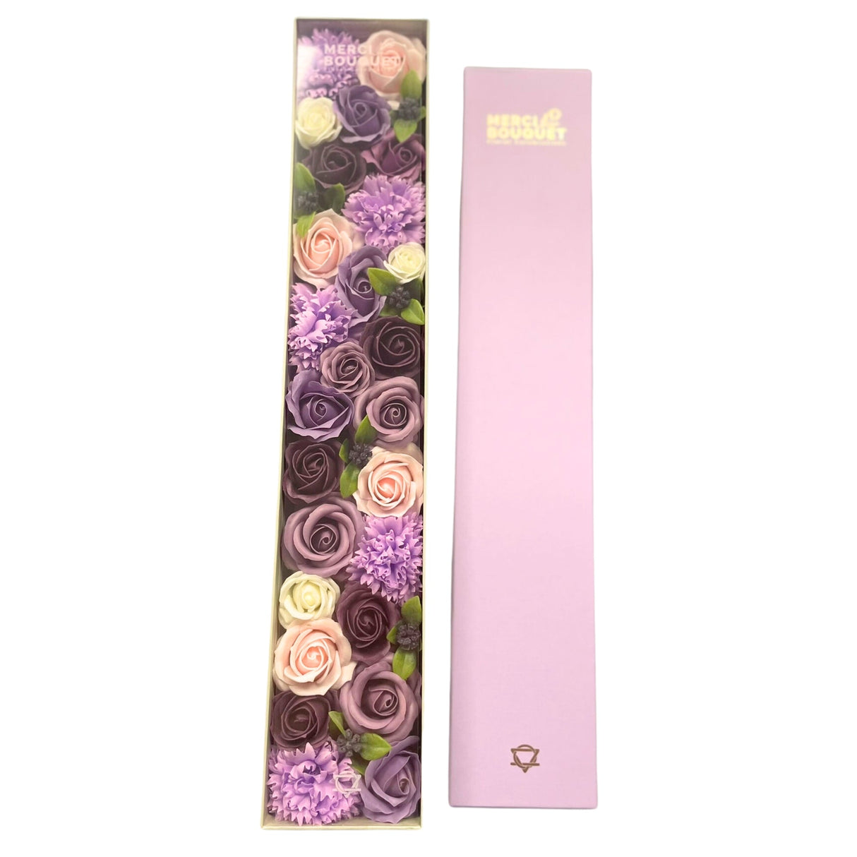 Soap Flowers Extra Long - Lavender Rose & Carnation - SHAMTAM.COM