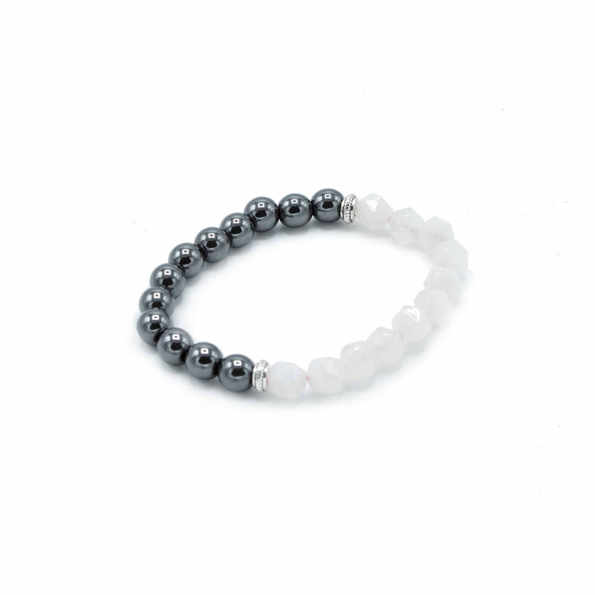 Rose Quartz Bracelet Faceted Magnetic Gemstone - SHAMTAM.COM