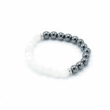 Rock Quartz Bracelet Faceted Magnetic Gemstone - SHAMTAM.COM