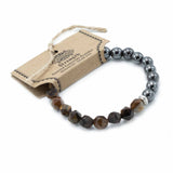 Tiger Eye Bracelet Faceted Magnetic Gemstone - SHAMTAM.COM