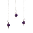 Amethyst Pendulum - Faceted Gemstone - SHAMTAM.COM