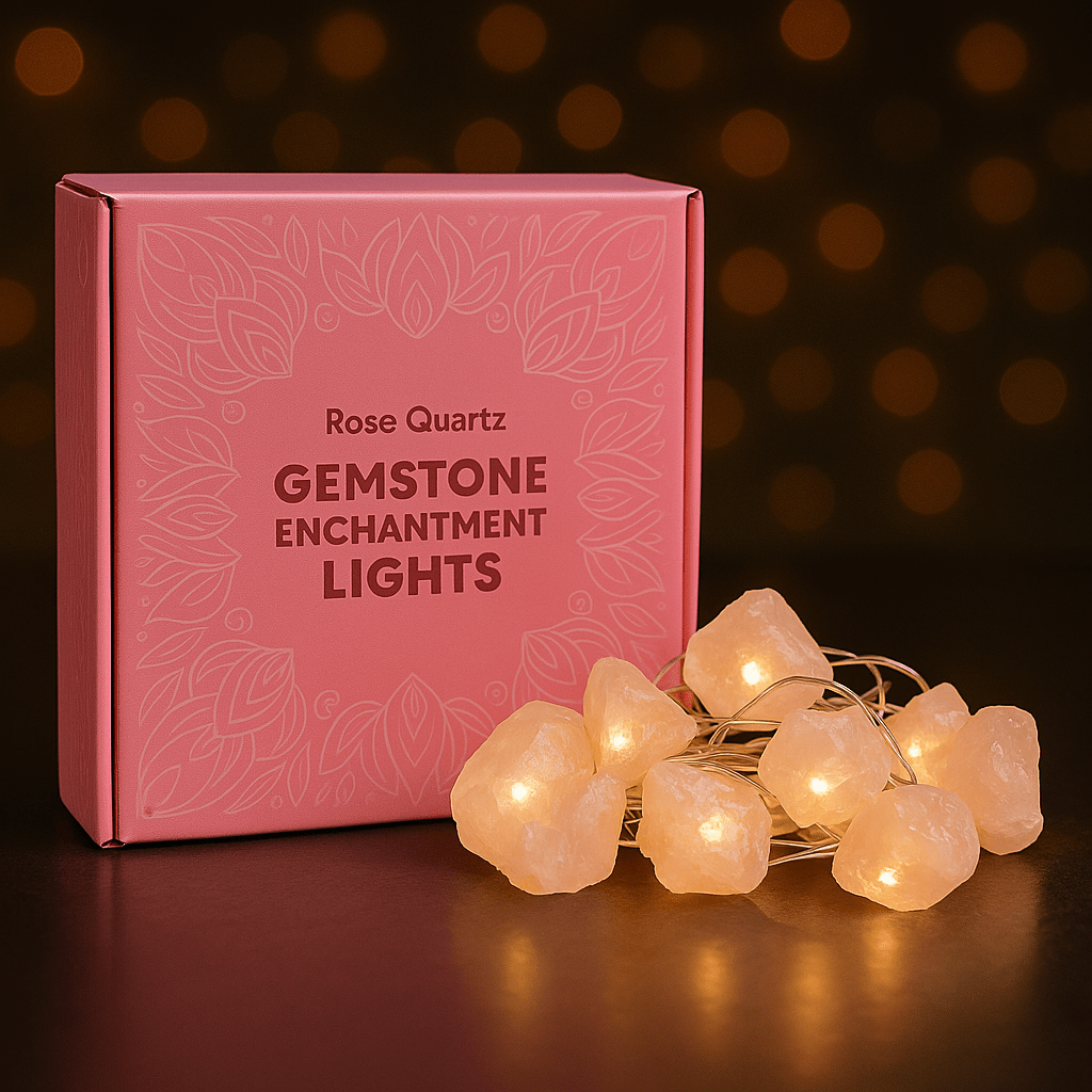 Fairy Lights - Rose Quartz - Gemstones - SHAMTAM.COM