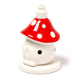 Fairy Toadstool House Ceramic Incense Cone Burner - SHAMTAM.COM