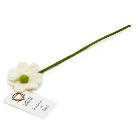 Felt Flowers - Daisy (assorted colours) (6 pcs) - SHAMTAM.COM