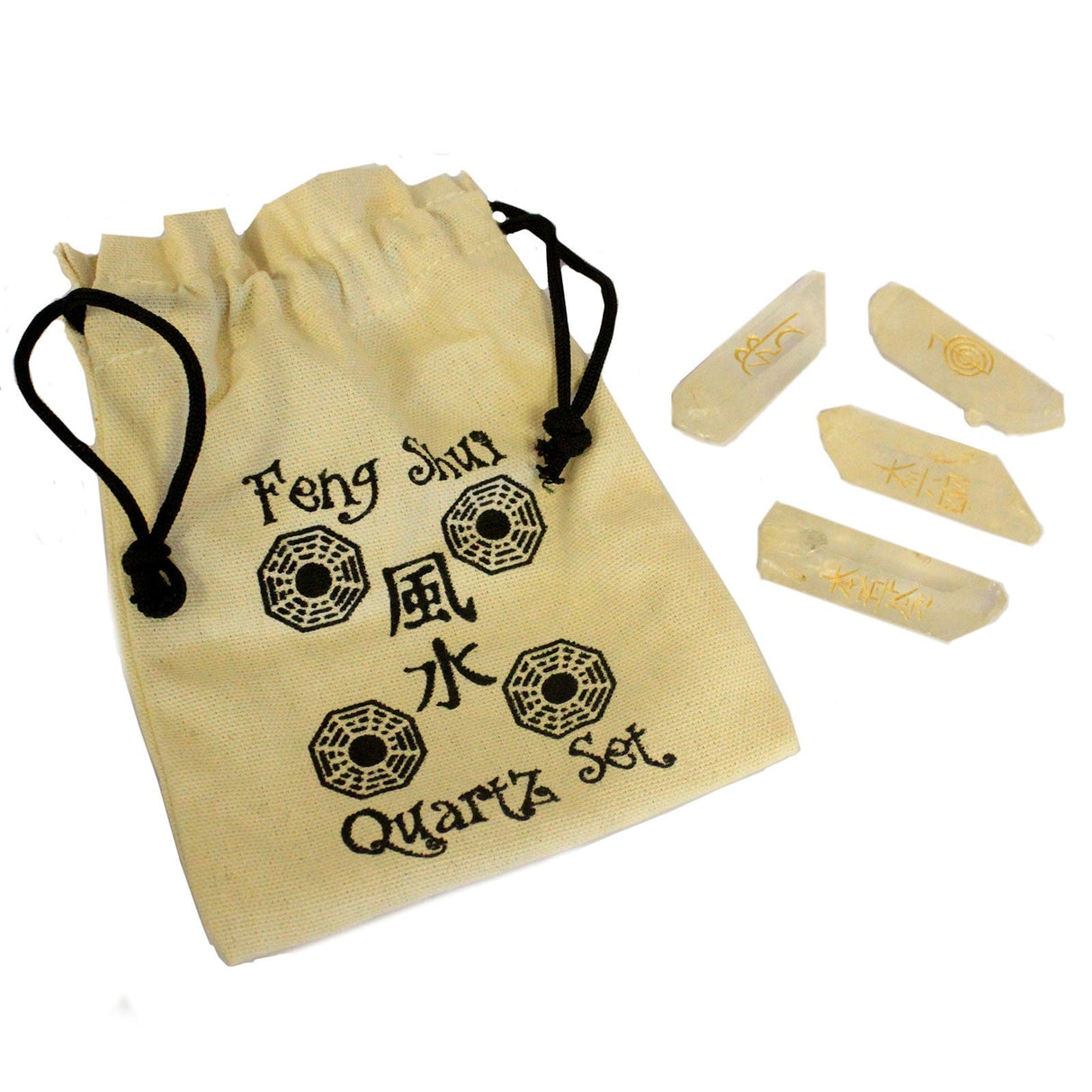 Fengshui Crystal Natural Quartz Quatra - Set - SHAMTAM.COM